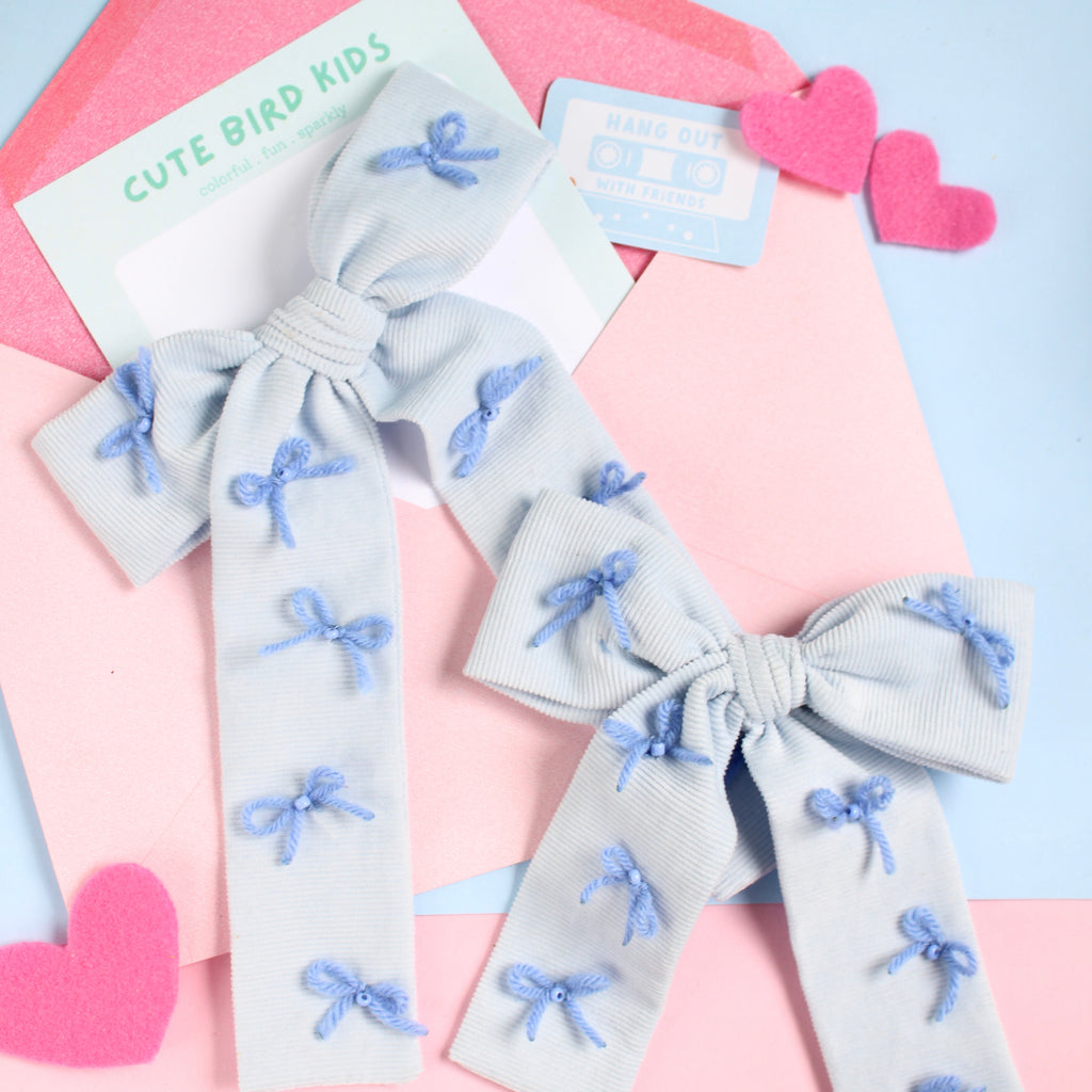 PERIWINKLE COQUETTE Lady Bow