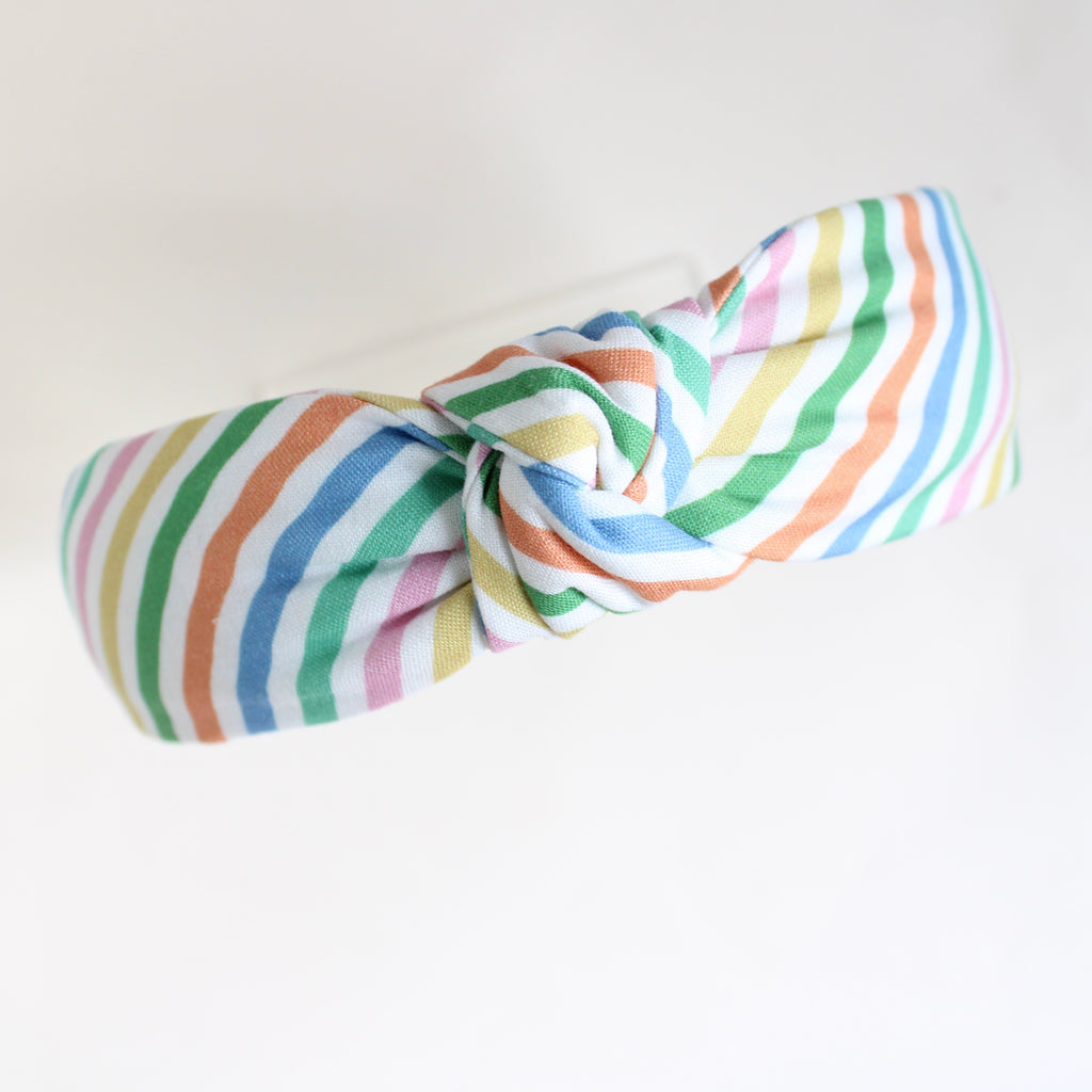 SUMMER STRIPES knotted Headband